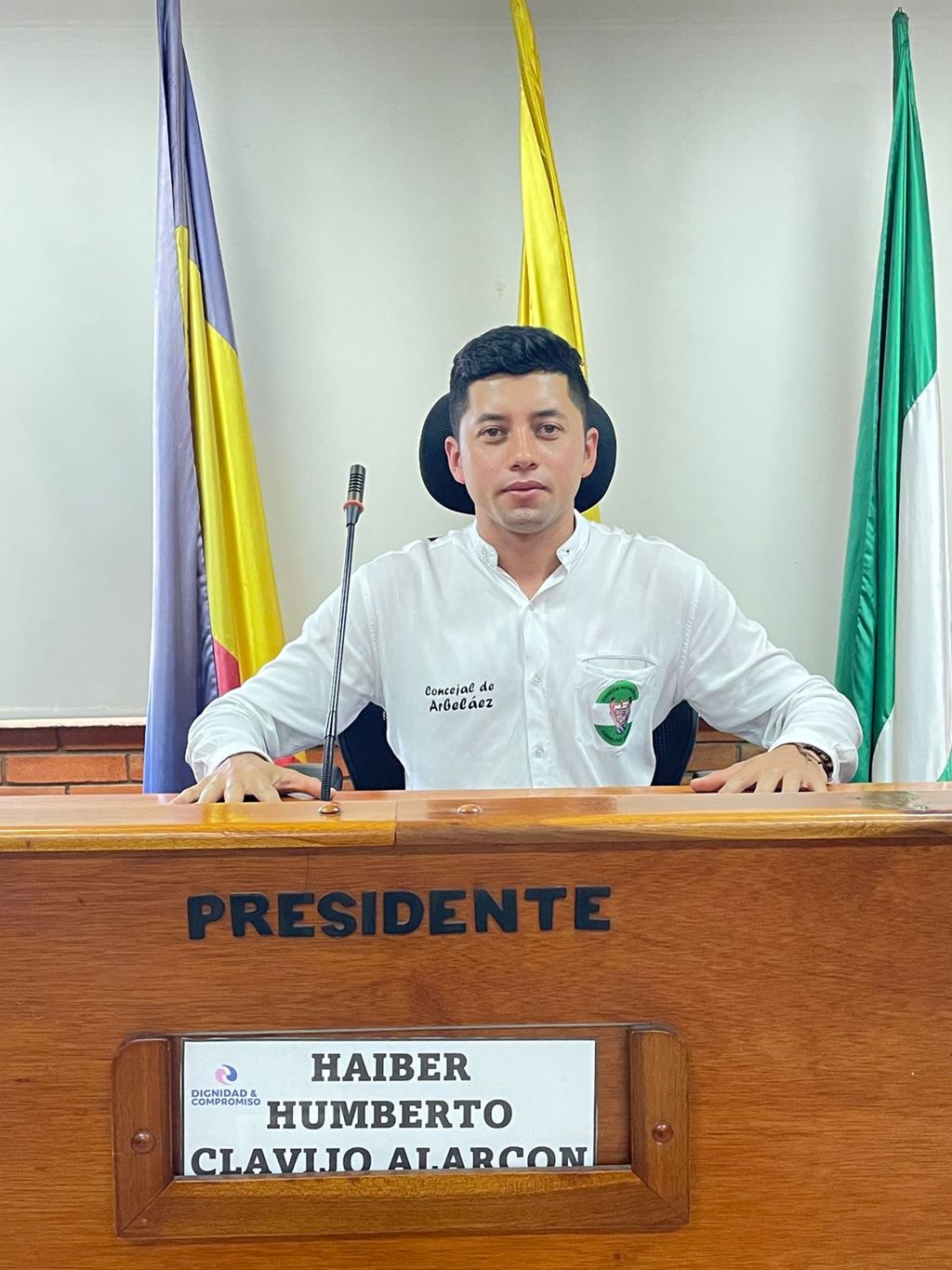 Retrato de Haiber Humberto Clavijo Alarcon