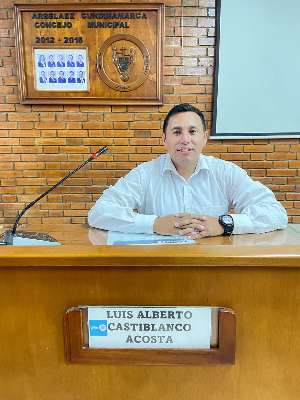 Retrato de Luis Alberto Castiblanco Acosta